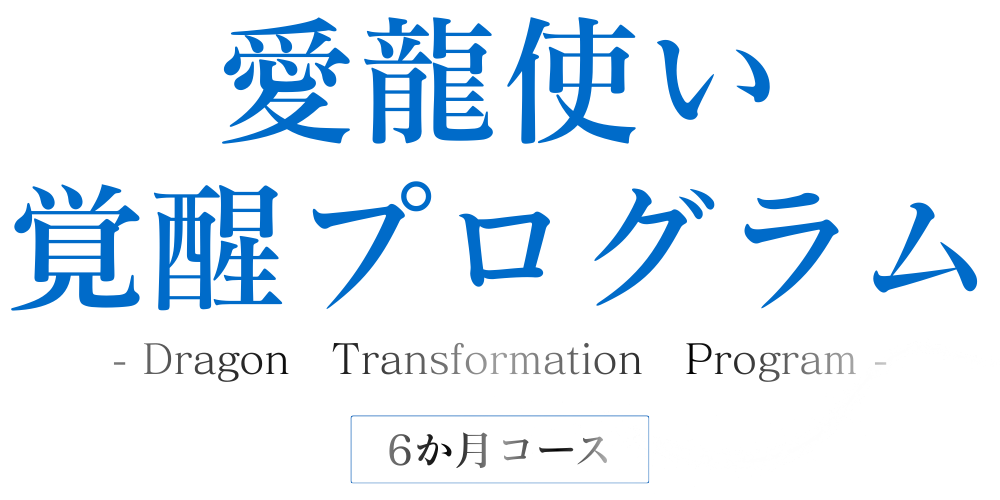 愛龍使い覚醒プログラム Dragon　Transformation　Program ６か月コース